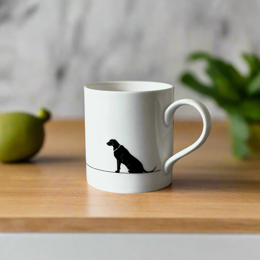 Dog Lover Gift Fine Bone China Mugs - Set of 2
