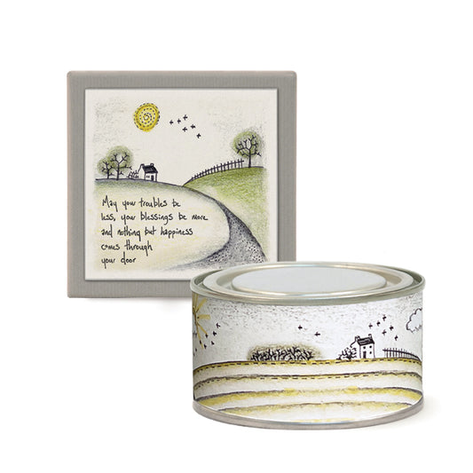 Lemon & Thyme Scent in Boxed Candle May Your Trouble be Less