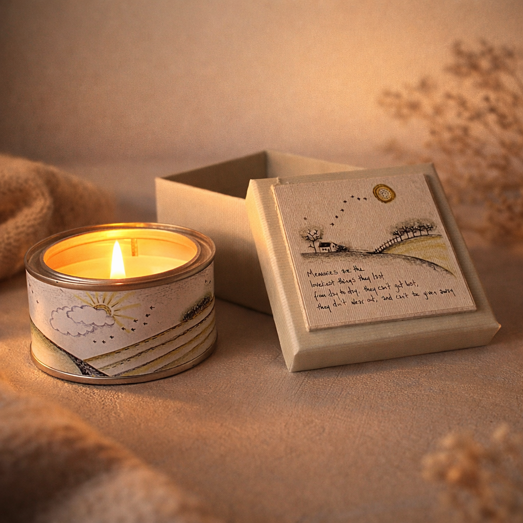 Personalised Tea Lover Gift Box | Fine Bone China Mug Set with Dog Design, Candle & Accessories